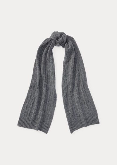 Women's Polo Ralph Lauren Cable-Knit Cashmere Scarf | 256830UBJ